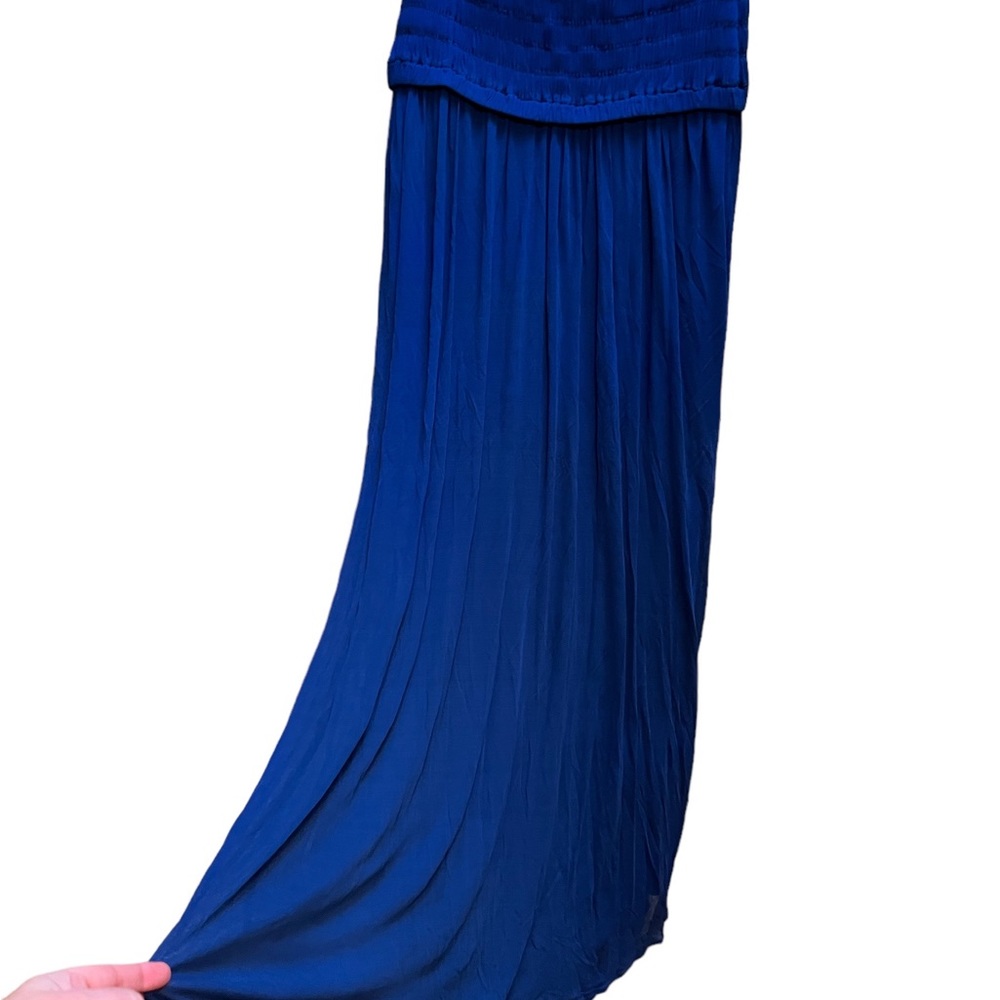 Alc Cobalt Strapless Midi Length Sample Dress - image 3